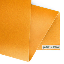 Load image into Gallery viewer, JadeYoga Harmony Yoga Mat Saffron