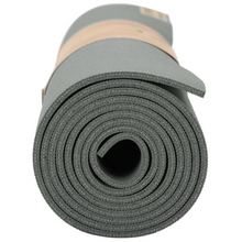 Load image into Gallery viewer, Fusion Yoga Mat 68&quot; 8mm Extra Thick - Gray - JadeYoga Singapore