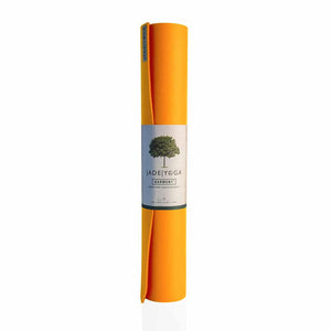 JadeYoga Harmony Yoga Mat Saffron