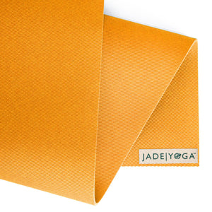JadeYoga Harmony Yoga Mat Saffron